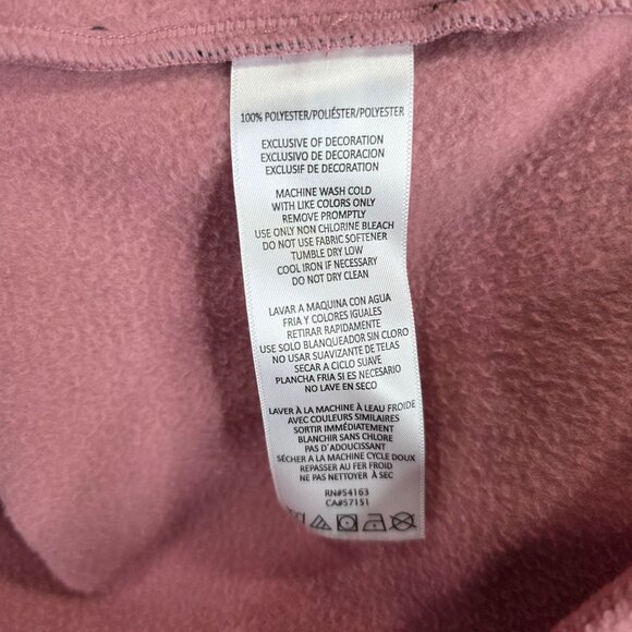 Womens Calvin Klein Performance Pink Fleece Full Zip Jacket Polyester Size 1X - Picture 3 of 7